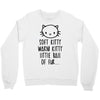 weird kitty Crewneck Sweatshirt