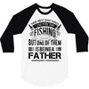 Fishing Father 3/4 Sleeve Shirt