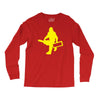 sasquatch guitar gear  funny bigfoot yeti comic monster retro Long Sleeve Shirts