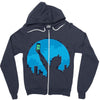 bat signal Zipper Hoodie