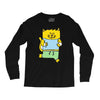 meow is running Long Sleeve Shirts