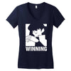 winning Women's V-Neck T-Shirt