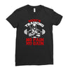 merc's gym training Ladies Fitted T-Shirt