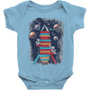 reading rocket ship Baby Onesie