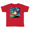 Totoro Van Gogh Parody Toddler T-shirt