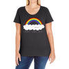i don't care, okay Ladies Curvy T-Shirt