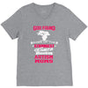 god found autism moms V-Neck Tee