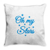 oh my stars adult Throw Pillow