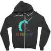 be different Zipper Hoodie