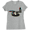 pedestrians vectorized Ladies Fitted T-Shirt