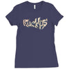 ruckus tag Ladies Fitted T-Shirt