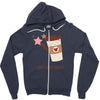 Espresso Patronum Zipper Hoodie