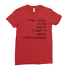 intelligence is the ability to adapt to change Ladies Fitted T-Shirt