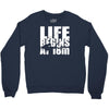 ow life begins at 18 meters Crewneck Sweatshirt
