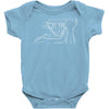 Luffy white design Baby Bodysuit