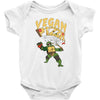 vegan pizza power Baby Bodysuit