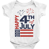 happy 4th of july Baby Bodysuit