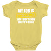 my job is top secret Baby Onesie