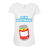 i am duff man homer cult funny retro Maternity Scoop Neck T-shirt
