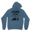 Legends Are Born In July Hoodie