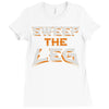 sweep the leg Ladies Fitted T-Shirt