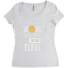 be an eleven Women's Triblend Scoop T-shirt