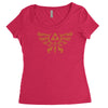 henna hylian symbol Women's Triblend Scoop T-shirt