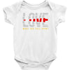 love make you fall apart Baby Onesie