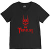 screaming skull V-Neck Tee