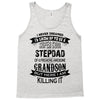 Super Cool Stepdad Of A Freaking Awesome Grandson Tank Top