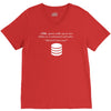 sql query funny V-Neck Tee