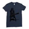 post apocalyptic Ladies Fitted T-Shirt