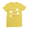 camping kinda girl Ladies Fitted T-Shirt