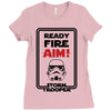 ready fire aim Ladies Fitted T-Shirt