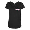 breast cancer survivor pocket Maternity Scoop Neck T-shirt
