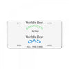 greeting License Plate