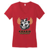 khabib nurmagomedov bear Women's V-Neck T-Shirt
