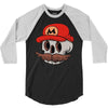 mario skull 3/4 Sleeve Shirt