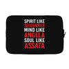 spirit, mind, soul pt Laptop sleeve