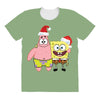 spongebob squarepants and patrick christmas All Over Women's T-shirt
