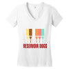 reservoir dogs (4) Women's V-Neck T-Shirt