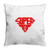 super mom 1 png Throw Pillow