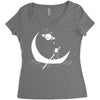 On The Moon Women's Triblend Scoop T-shirt