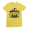 world's greatest dad Ladies Fitted T-Shirt