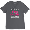 yes dogs are my children. get over it V-Neck Tee