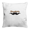 mustache (2) Throw Pillow