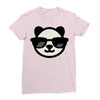 cool panda Ladies Fitted T-Shirt