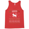 leo christmas ugly sweater Tank Top