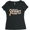 This Is My Fight Shirt Women's Triblend Scoop T-shirt