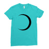 black moon Ladies Fitted T-Shirt